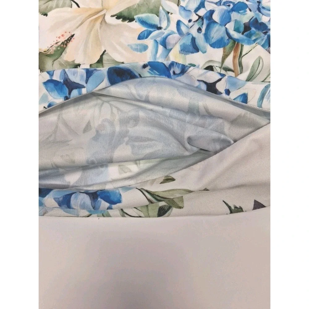 Blue & White Flowers & Birds 🐦 Pillow Covers Set of (2) 18